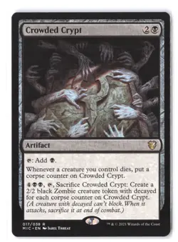Crowded Crypt 17 MTG MIC NM - Image 1