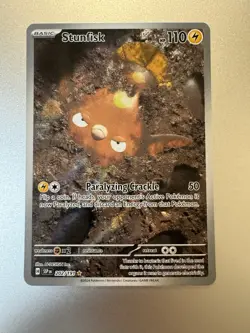 Stunfisk 202/191 Pokemon Surging Sparks Illustration Rare Full Art Holo NM - Image 1