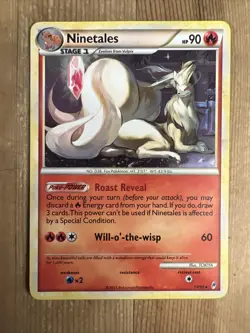 Pokemon TCG Ninetales Call of Legends 17/95 Holo Holo Rare NM/VLP - Image 1