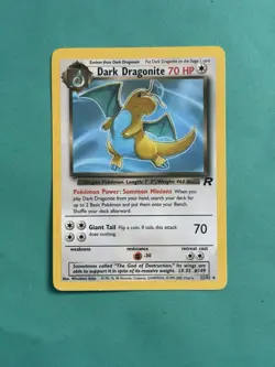 2000 Pokemon Dark Dragonite Regular 22/82 Team Rocket NRMT - Image 1