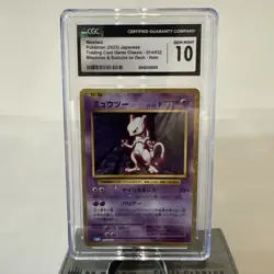 Mewtwo Pokemon (2023) Japanese Trading Cars Game- 014/032 CGC Gem Mint 10 - Image 1