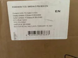 Pokemon Shining Fates Mad Party Collection Display x 6 - SEALED CASE - 48 Boxes 820650818684 - Image 2