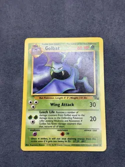 Pokemon TCG Golbat Fossil Set 34/62 Uncommon Unlimited - Image 1