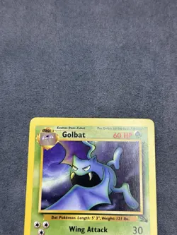 Pokemon TCG Golbat Fossil Set 34/62 Uncommon Unlimited - Image 2