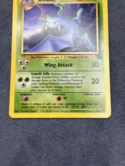 Pokemon TCG Golbat Fossil Set 34/62 Uncommon Unlimited - Image 3