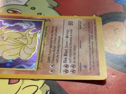 2000 Pokemon Base Set 2 Ninetales Holo Rare #13/130 LP - Image 4