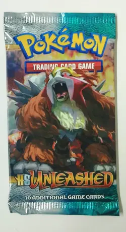 Pokemon HS Unleashed Sealed Booster Pack / ENTEI Heartgold Soulsilver - Image 1