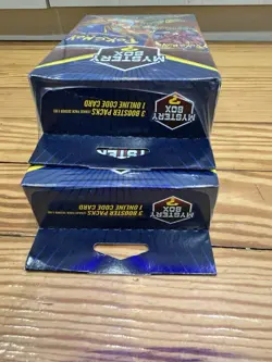 POKEMON Mystery Box Walmart Hanger (3 Booster Packs) SEALED Lot Of X2 - Image 4