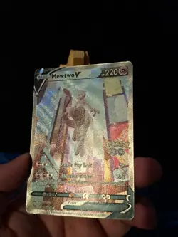 Mewtwo V (Alternate Full Art) 072/078 Pokemon GO Holo NM - Image 3