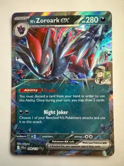 N's Zoroark ex 098/159 Pokemon Journey Together Double Rare NM - Image 1