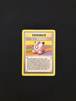 Pokemon TCG Clefairy Doll Base Set 70/102 Regular Unlimited Rare WOTC - Image 1