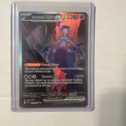 2025 Pokemon Scarlet & Violet Destined Rivals Team Rocket's Mewtwo EX #231/182 - Image 1