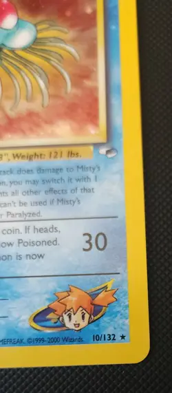 Pokemon Gym Heroes 1st Edition Misty's Tentacruel 10/132 - LP/NM - Image 4