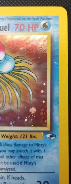 Pokemon Gym Heroes 1st Edition Misty's Tentacruel 10/132 - LP/NM - Image 5