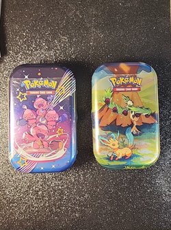 Pokemon TCG: Scarlet & Violet and Vibrant Paldea Mini Tin lot of 2 Sealed - Image 1