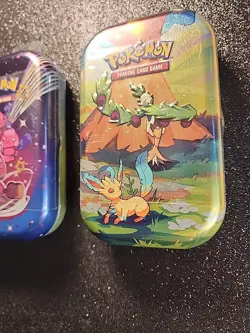 Pokemon TCG: Scarlet & Violet and Vibrant Paldea Mini Tin lot of 2 Sealed - Image 3