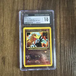 2001 Entei Black Star Promo Reverse Holo 34 CGC 10 Gem Mint Pokemon - Image 1