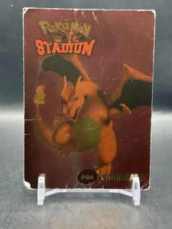 POKEMON CHARIZARD 2000 DANONE STADIUM FOIL GOLD 2/8 3 - Image 1