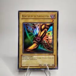 Yu-Gi-Oh! TCG Right Leg Of The Forbidden One LOB 120 - Image 1