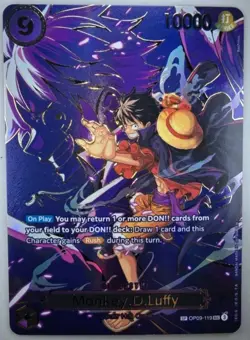 One Piece (OP-13) Carrying On His Will Monkey.D.Luffy SP OP09-119 - Image 4