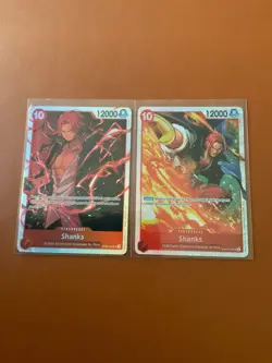 Cartes ONE PIECE Lot de 2 SR SHANKS EN VERSION FRANCAISE - Image 1