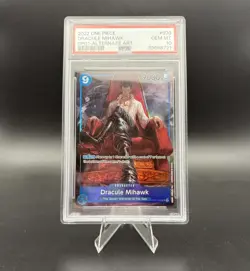 2022 One Piece Romance Dawn OP01-070 Dracule Mihawk Alternate Art PSA 10 GEM... - Image 1