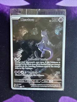 MEWTWO SVP 052 Scarlet Violet 151 Promo Illustration Rare Pokemon Card SEALED - Image 1