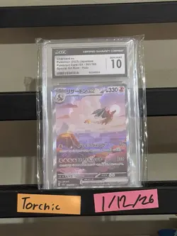 Charizard EX 2023 Scarlet & Violet 151 Card CGC 10 Sir Pokemon JPN Gem Mint - Image 1