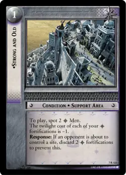 LOTR TCG ROTK Return OT King STRONG AND OLD 7R122 NM/MINT Top Shelf Card - Image 1