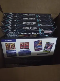 Bandai Trading Card Games One Piece Illustration Box Vol 6 - LOT OF 5 Boxes NEW - Image 2