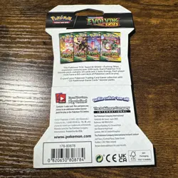 Pokemon TCG Sword & Shield EVOLVING SKIES Pack SLEEVED - 10 Cards 820650808784 - Image 2