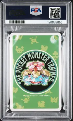 1996 POKEMON GREEN VERSION PLAYING CARDS 8 OF SPADES #063 ABRA PSA 10 - Image 2