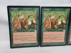 VITALIZE X3 MAGIC THE GATHERING WEATHERLIGHT MTG 1997 Trading Card #609 - Image 3