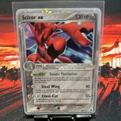 Scizor EX Unseen Forces Holo HP 108/115 Pokemon TCG Card - Image 1