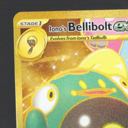 Pokemon TCG Ionos Bellibolt ex 188/159 Journey Together Gold Hyper Rare Card NM - Image 2