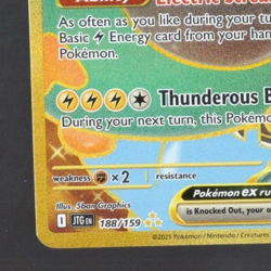 Pokemon TCG Ionos Bellibolt ex 188/159 Journey Together Gold Hyper Rare Card NM - Image 4