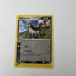 Pokemon TCG Mightyena EX Ruby and Sapphire 42/109 E Reader Card - Image 1