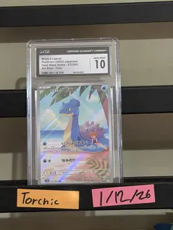 Mistys Laptas Heat Wave Arena 072/063 Near Mint JPN CGC 10 Pokemon Card TCG - Image 1