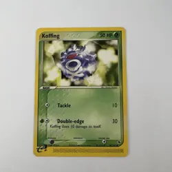 Pokemon TCG Koffing EX Ruby & Sapphire 54/109 Regular E Reader Card - Image 1