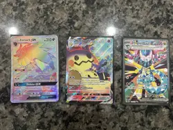Pokemon TCG Lot - Zoroark GX, Mimikyu VMAX, Dragapult EX Holo - 3 Cards - Image 1