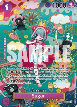 Sugar English (PURPLE) SP OP10-065 card One Piece CCG - Image 1