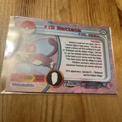 Topps Chrome 2000 Series 1 Pokemon Card Rattata #19 Holo Foil NM - Image 2