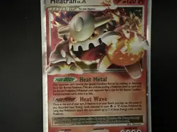 Heatran LV.X 97/100 Pokemon Card Stormfront Near Mint Minus NM- - Image 3