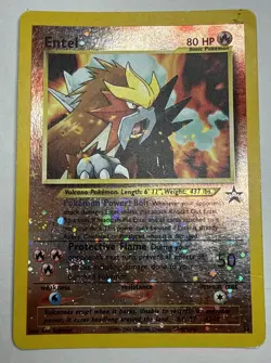 Entei 34/53 Black Star Promo Reverse Holo Pokemon TCG Card MP/HP - Image 1