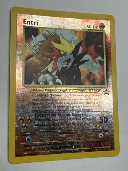 Entei 34/53 Black Star Promo Reverse Holo Pokemon TCG Card MP/HP - Image 2