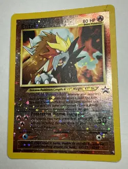 Entei 34/53 Black Star Promo Reverse Holo Pokemon TCG Card MP/HP - Image 3