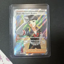 Team Rocket's Proton 227/182 Sv10: Destined Rivals Holo NM - Pokemon Card TCG - Image 1