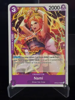 One Piece Card Game - Nami (2nd Anniversary) OP09-070 UC - NM - Image 1