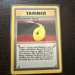 Devolution Spray Non Holo Rare 72/102 Base Set WOTC Pokemon Trainer Card - NM - Image 1