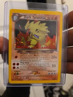 Pokemon Dark Tyranitar Holo Rare Card 11/105 Neo Destiny Vintage 2000 WOTC LP - Image 1